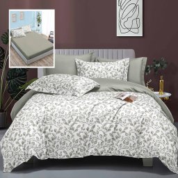 Lenjerie de pat elegance 6 piese cu husa (leh16)