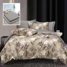 Lenjerie de pat elegance 6 piese cu husa (leh13)