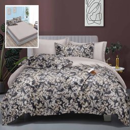 Lenjerie de pat elegance 6 piese cu husa (leh9)
