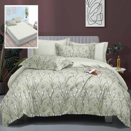 Lenjerie de pat elegance 6 piese cu husa (leh1)