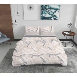 Lenjerie de pat 100%bbc king size (alc4)