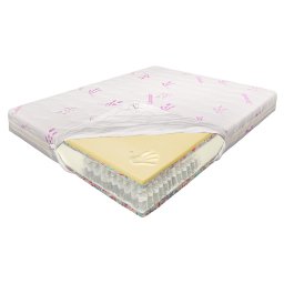 Saltea de pat cu arcuri pocket 120x200 - Memory Lavanda Ecotrend