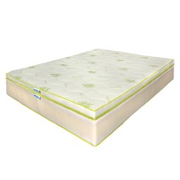 Saltea de pat Ortopedica cu Arcuri Pocket, 120x190 – Aloe Vera Adaptive 4 in 1, Topper detasabil 7 cm Memory, 35 cm, Hotel Range