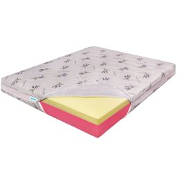 Saltea de pat Ortopedica Lavanda 4 Fit, Reversibila 2 in 1, 200 x 220 cm