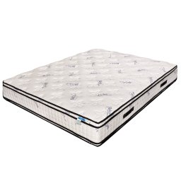 Saltea de pat Ortopedica cu Arcuri Pocket, 90×200 – Spuma cu memorie, Bio Latex, Ioni de Argint, Bio Bumbac, 32 cm, Hotel Range