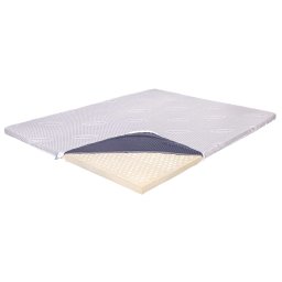 Topper Saltea Ortopedic 120x200 - Latex 5.5 cm, Husa cu Ioni de Argint