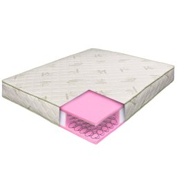 Saltea de pat Super Ortopedica cu Arcuri, 120×200 – Aloe Vera, Reversibila, 24 cm