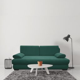 Canapea extensibila, lada de depozitare, Oro, Verde Smarald