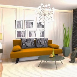 Canapea extensibila, lada de depozitare, Haga, Mustar