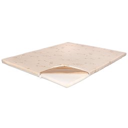Topper Saltea Super Ortopedic, 6.5 cm, Bio Bumbac, 100 x 200 cm