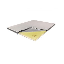 Topper Saltea Memory 4+2 Argentum, 80 x 190 cm