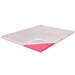 Topper Saltea Super Ortopedic Air 7 cm, Bio Bumbac Cooler, 140x190 cm