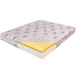 Saltea de pat Ortopedica, Memory HD 17+5+1, Lavanda Strong, 180x200