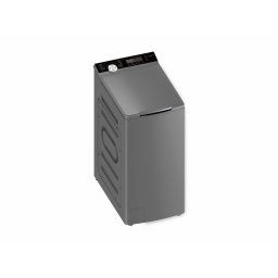 Masina de spalat rufe Heinner HWM-TL8013IVKSA+++, Incarcare verticala, Capacitate: 8 kg, 1300 RPM, Motor inverter, Clasa energetica A, 15 Programe, Touch Control, Argintiu