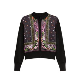 TED BAKER Jachetă Demili Printed Woven Front 281477 black