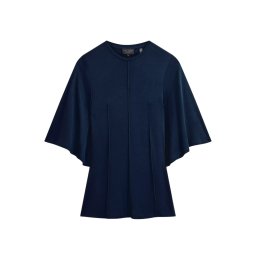 TED BAKER Top Jackaln Crepe Jersey Seam Detail 279634 navy
