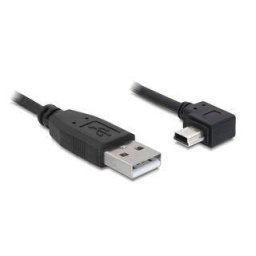 Delock cable USB 2.0-A male > USB mini-B 5pin male angled 2m
