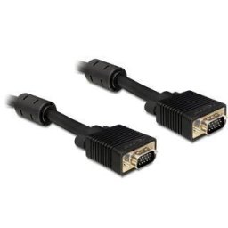 Delock VGA HD15M/HD15M dual-shielded w/2*ferrite core 2m cable
