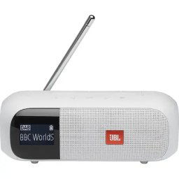 Boxa portabila JBL Tuner DAB/DAB+ & FM digital tuner Bluetooth Wireless 8h Playback Alb