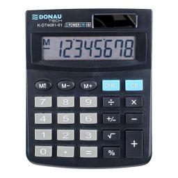 Calculator de birou Calculator de birou, 8 digits, Donau Tech DT4081 - negru