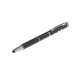 Accesorii birotica Pix Stylus LEITZ Complete 4 in 1, pentru touchscreen, lanterna LED, pointer laser rosu, 100 m, negru