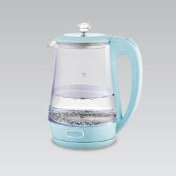 Fierbator MR-052 2200W 1.7 Litri Sticla Albastru