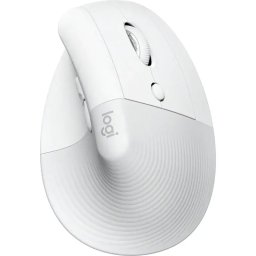Mouse Lift Vertical Ergonomic, USB Wireless, White