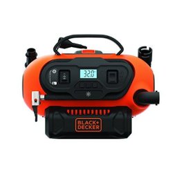 Compresor auto BDCINF18N-QS 18 V 11bar portocaliu/negru fara baterie/incarcator