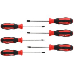 GEDORE Red 2K screwdriver set, 6 pieces (red/black)