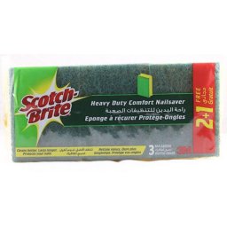 Diverse articole de curatenie Burete universal, pentru curatat si spalat vesela, 2 buc/set + 1 gratis, 3M SCOTCH BRITE - verde