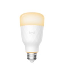 Bec LED inteligent 1S YLDP15YL, Control 3G/4G, Wi-Fi, E27, 8.5W, 800 lm, A+, lumina alba calda (2700K), Compatibil Android/iOS