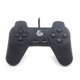 GEMBIRD Gamepad USB Gamepad 10 Tasten 4-Wege Digital Pad