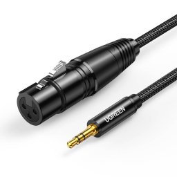 Accesorii Audio Hi-Fi AV131 Female XLR cable for jack 3.5 men - 2m (black)