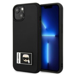 Husa Karl Lagerfeld KLHCP13S3DKPK iPhone 13 mini 5,4 "black / black hardcase Ikonik Patch