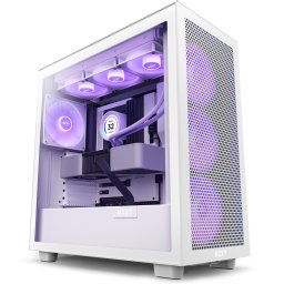 Carcasa H7 Flow RGB Middle Tower ATX Fara Sursa Alb