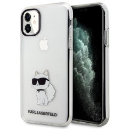 Husa Karl Lagerfeld case for iPhone 11 / XR from the Ikonik Choupette series - transparent
