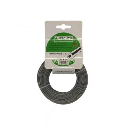 fir nylon 2.7mm 15m rotund- Bronto, cu eticheta, cu insertie, gri (2.65mm)