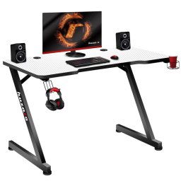 Birou Gaming GAMING DESK HUZARO HERO 2.5 WHITE