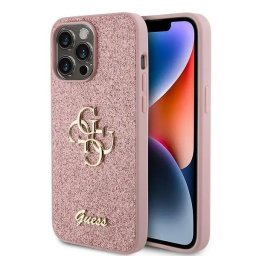 Husa Husă rigidă Glitter Script Big 4G pentru iPhone 15 Pro Max (6.7") – roz