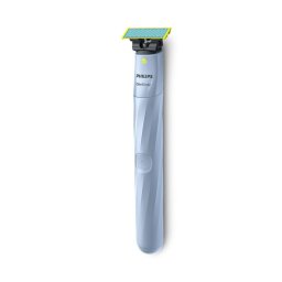 Aparat de barbierit Aparat de ras Oneblade QP 1324/20, maner ergonomic, 5V, Albastru