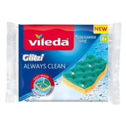Diverse articole de curatenie Set 2 bureti Always Clean, Vileda, Galben/Verde