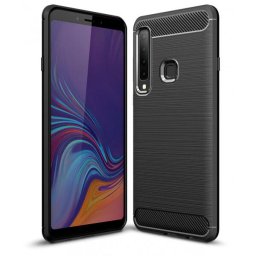 Husa Husa pentru Samsung Galaxy A7 (2018) A750, Forcell, Carbon, Neagra
