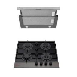 Plita Pachet Plita incorporabila Tornado Eclipse + Hota Telescopica Tornado Sonora 1200 (60) Inox