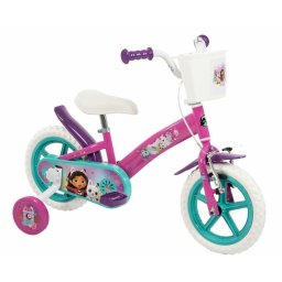 Bicicleta copii Cross-country bicycle GABBI house 12" Pink