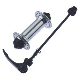 BUTUC FATA - ALUMINIU Gauri: 32 - Negru AnodizatLungime QR: 112mm - Ax: 9mm Cale rulare: Bile d