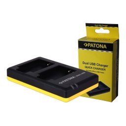 Patona Dual incarcator pentru Nikon EN-EL12, ENEL12 incl. Micro-USB cable