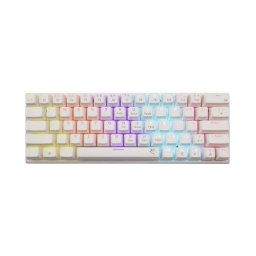 Tastatura WAKIZASHI 2 US Blue Switch Mecanica Alb