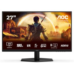 Monitor LED AOC Q27G42XNE, 27 inch, 2560 x 1440 pixeli, 1 ms GTG, Negru