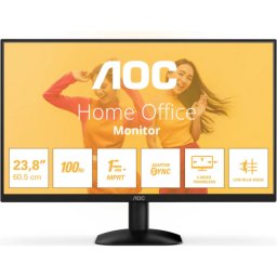 Monitor LED AOC 24B35HM2, 23.8 inch, 1920 x 1080 pixeli, 1 ms, Negru