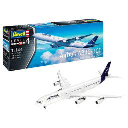 Machetă din plastic A340-300 Lufthansa noua livrea 1/144